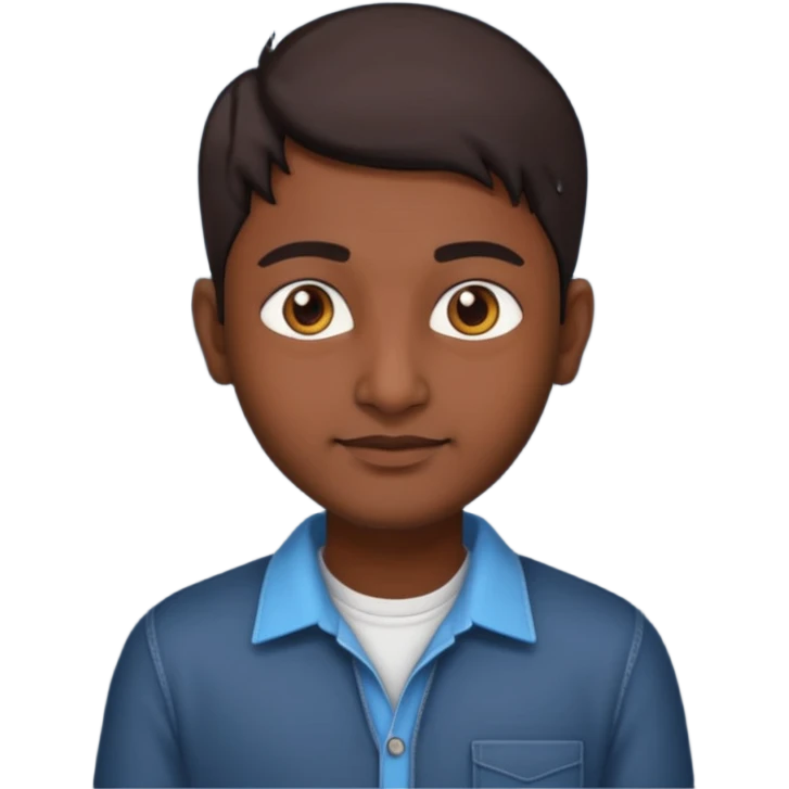 indian software engineer, casual wear emoji