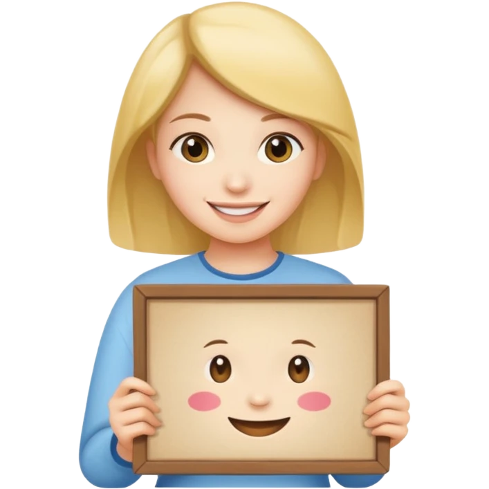 Голая девушка держит табличку с надписью Panchan emoji