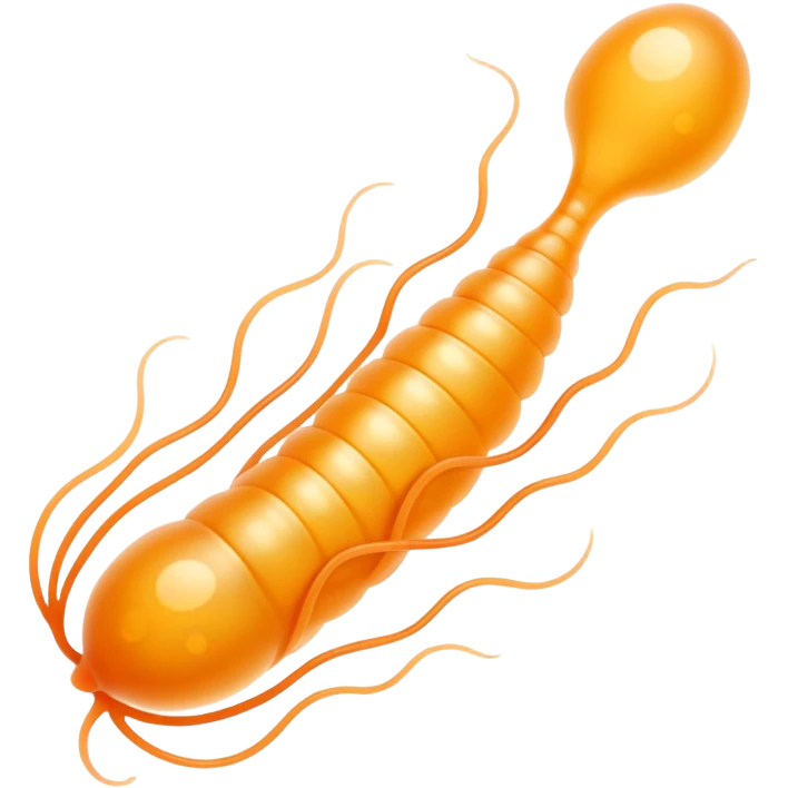 Spermatozoa swimming emoji