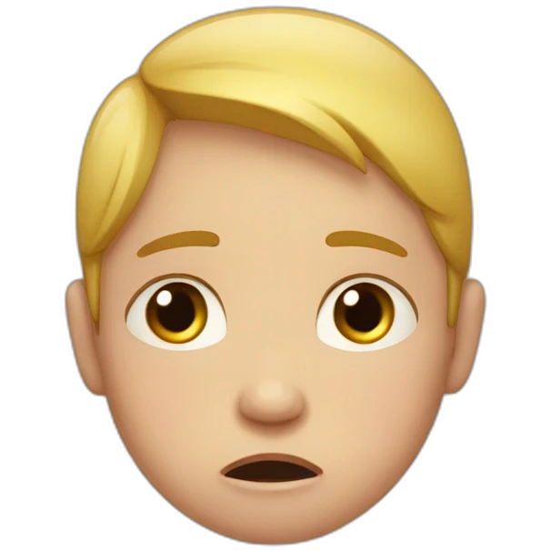 Children cry under heavy burdens emoji