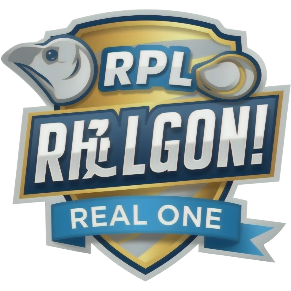 Make a rcb logo of ipl team real one pls emoji