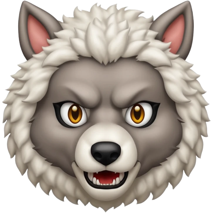 Wolf in sheep clothing emoji