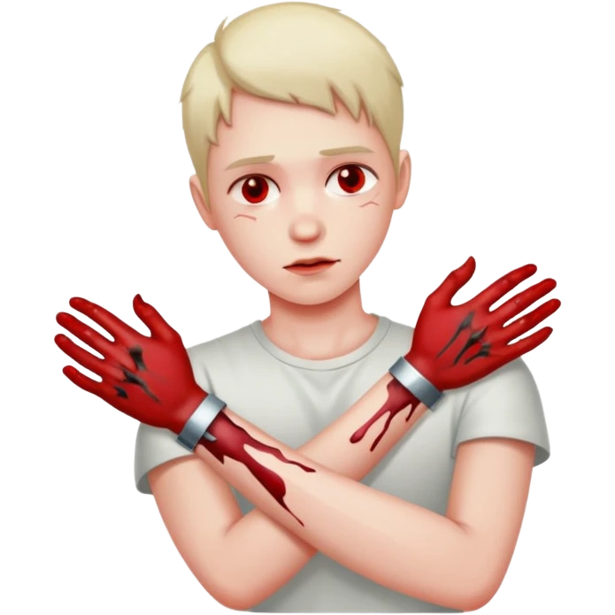 slitting my wrist emoji