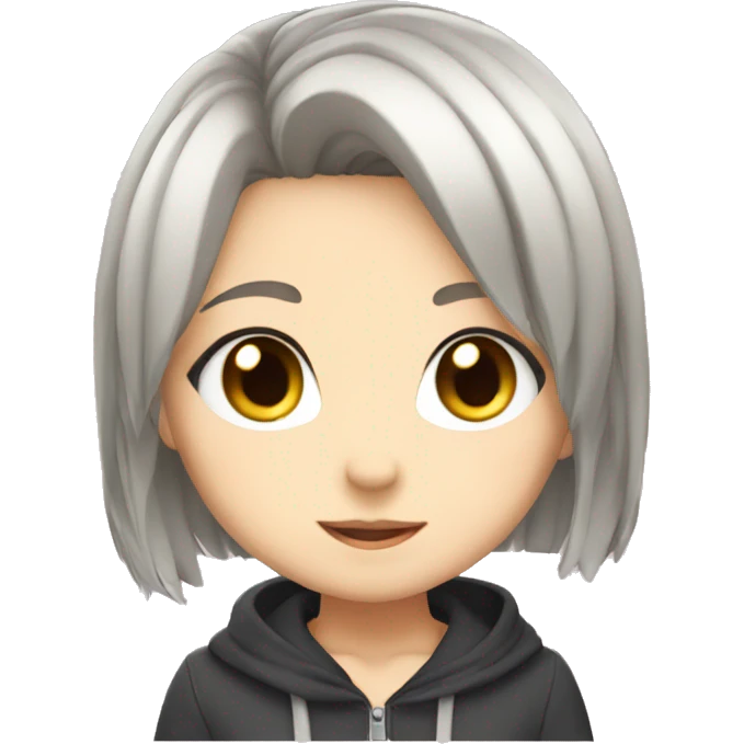 Cute anime girl emoji
