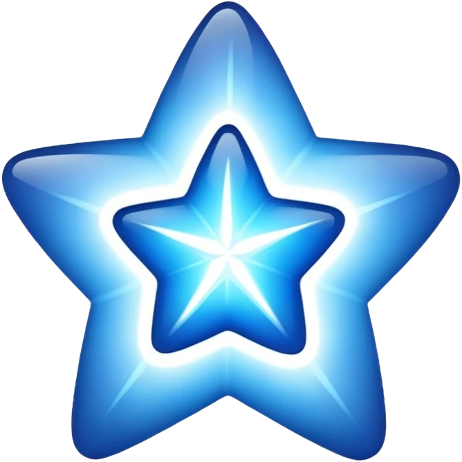 Blue star emoji