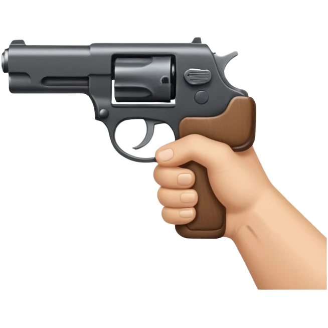 gun hand emoji