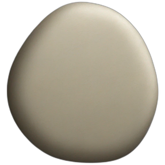 a rounded stone emoji