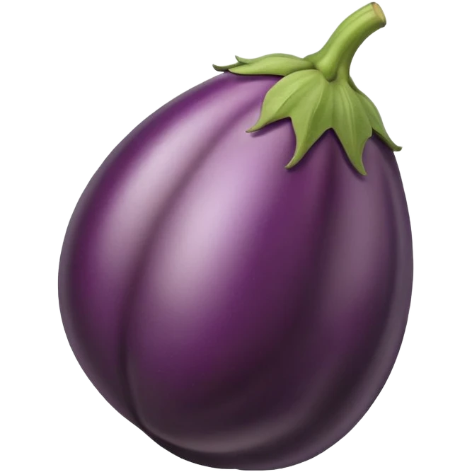 Carmel color eggplant emoji