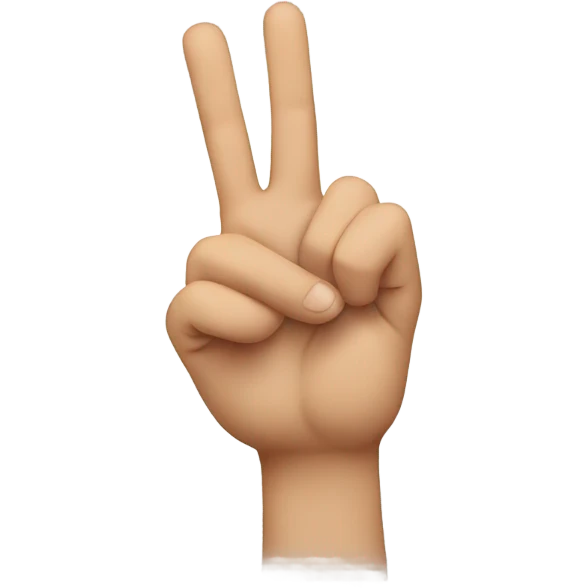peace and pout emoji