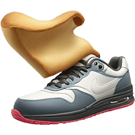 Shoe thrown emoji