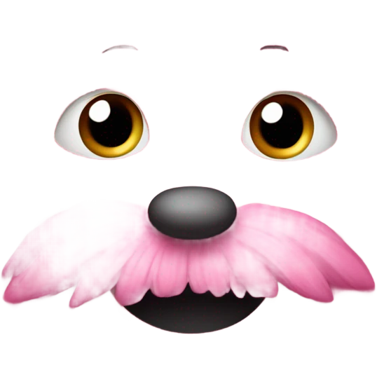 Pink shit emoji