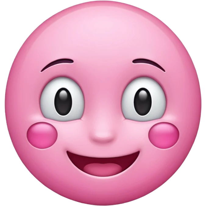 Cute pink emoji emoji