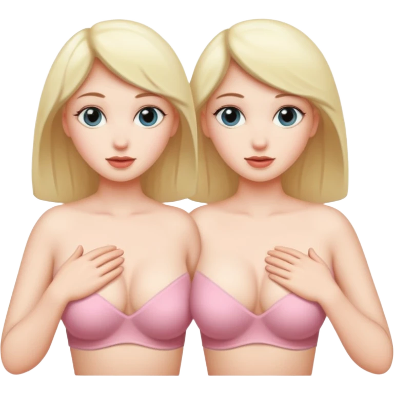 boobs being held  emoji