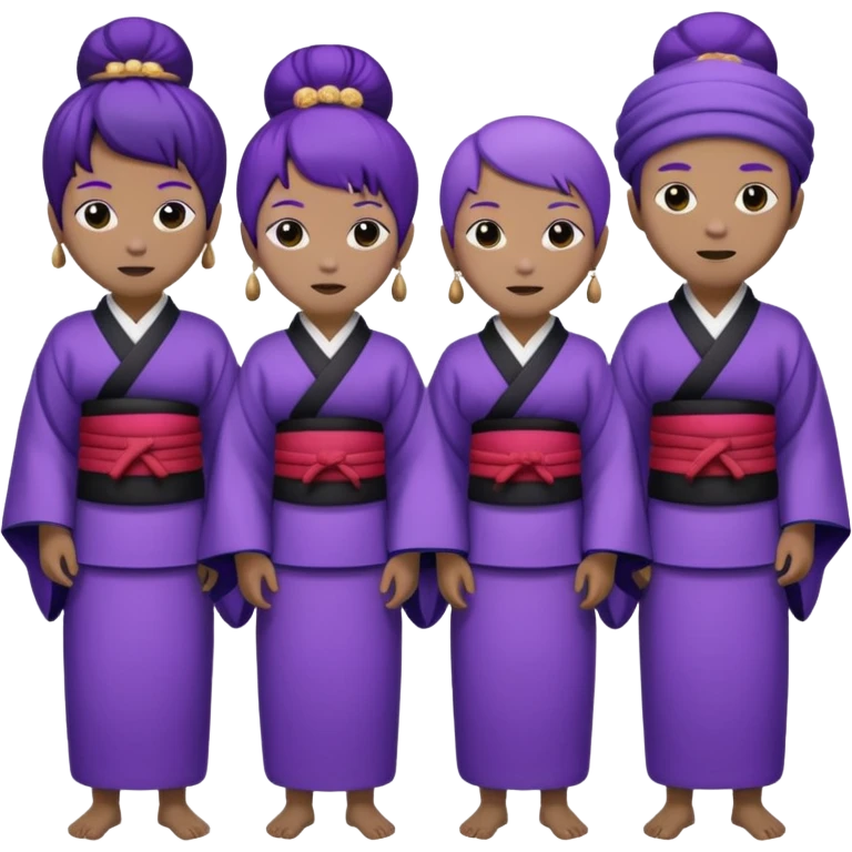purple people group japan emoji
