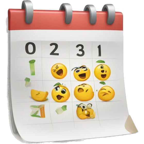 Calendar emoji