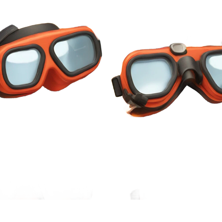 Scuba goggles on fire  emoji