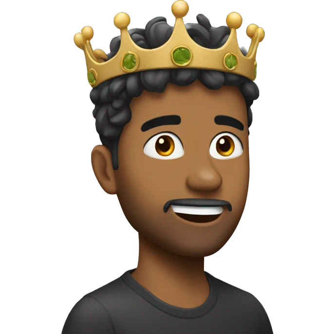 Couronne noire emoji