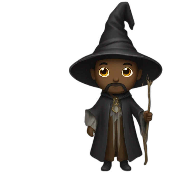 black wizard emoji