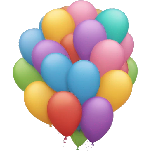 balloons the letter y emoji