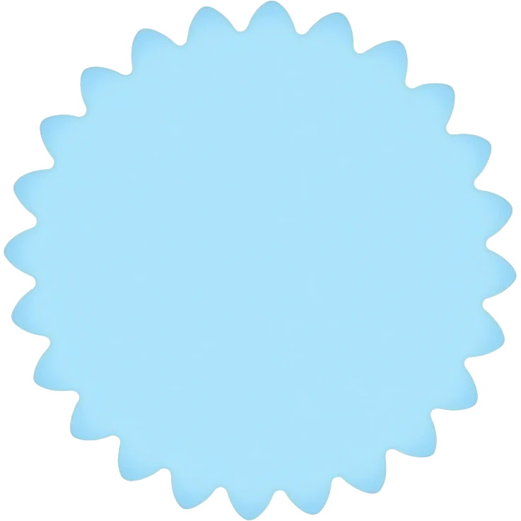 pastel blue bullet journal dot emoji