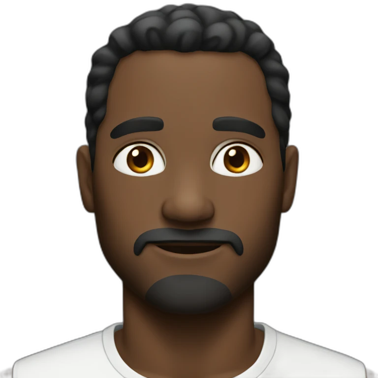 White and black men hugh emoji