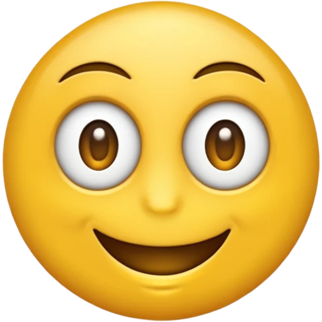Un emoji con los ojos grandes emoji