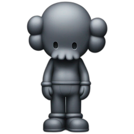 kaws figure emoji