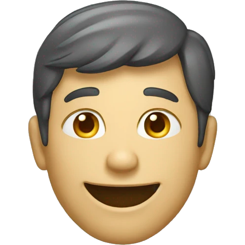 un homme qui sourire emoji