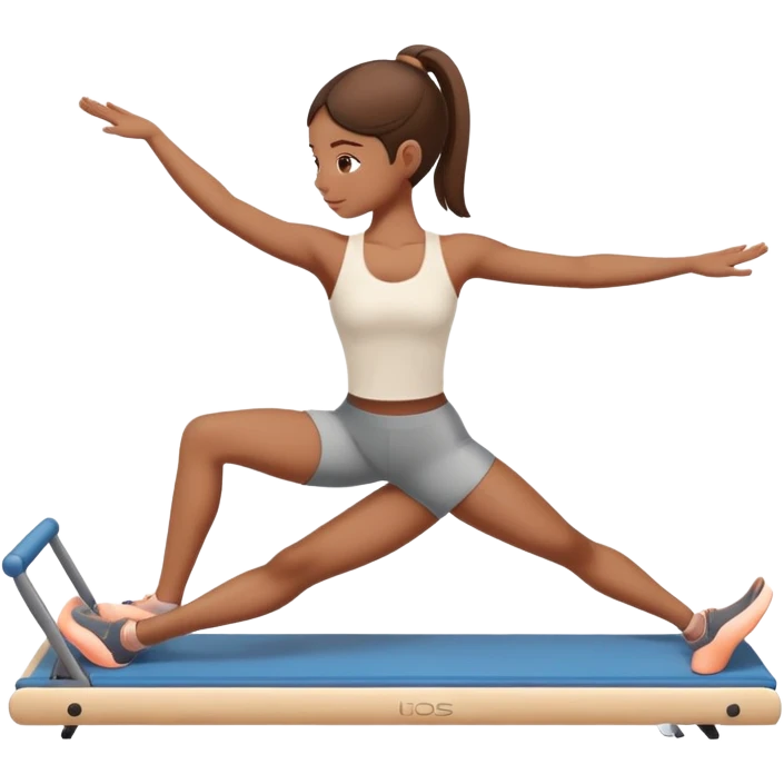  Girl doing pilates emoji