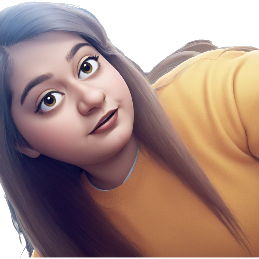 realistic portrait of girl emoji