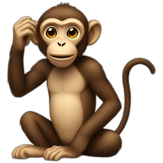 Monkey betting emoji