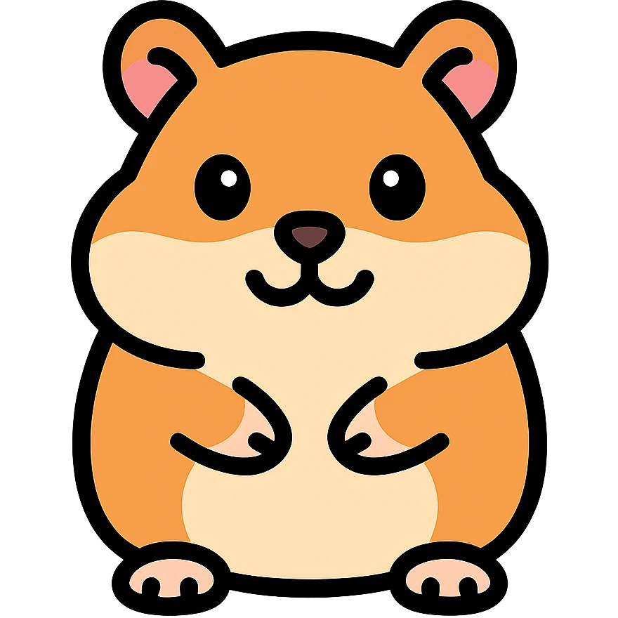 mini hamster emoji