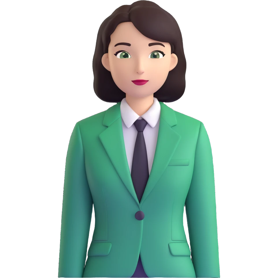green business suit with shoulder pads emoji