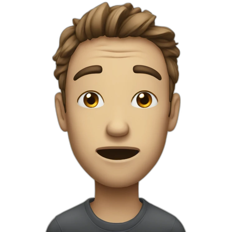 Tristement joyeux emoji