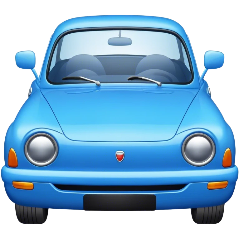 Blue car emoji