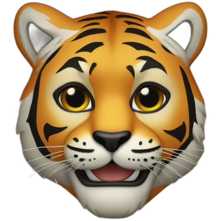 tiger with mask  emoji