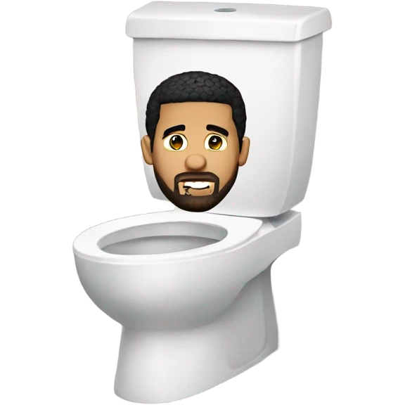 Drake in a toilet emoji