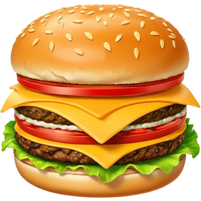 burger and chips emoji