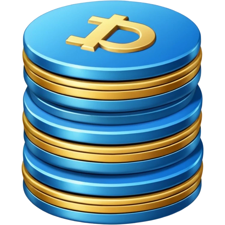 blue coins credit package emoji