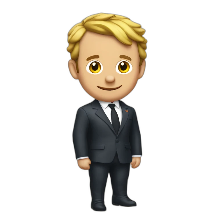macron sur un cochon emoji