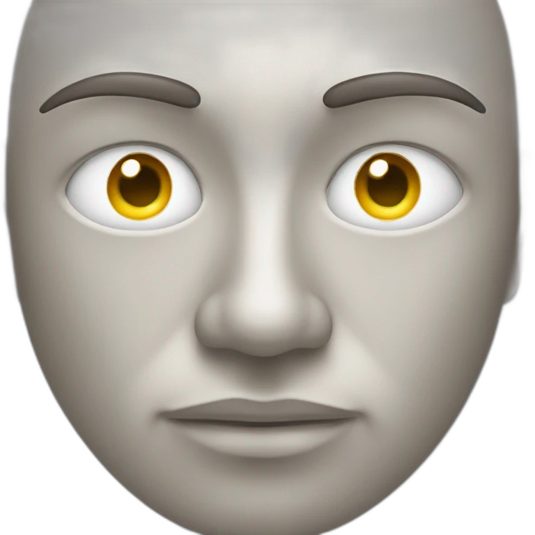 Face of man with sailboat reflecting in his eyes emoji