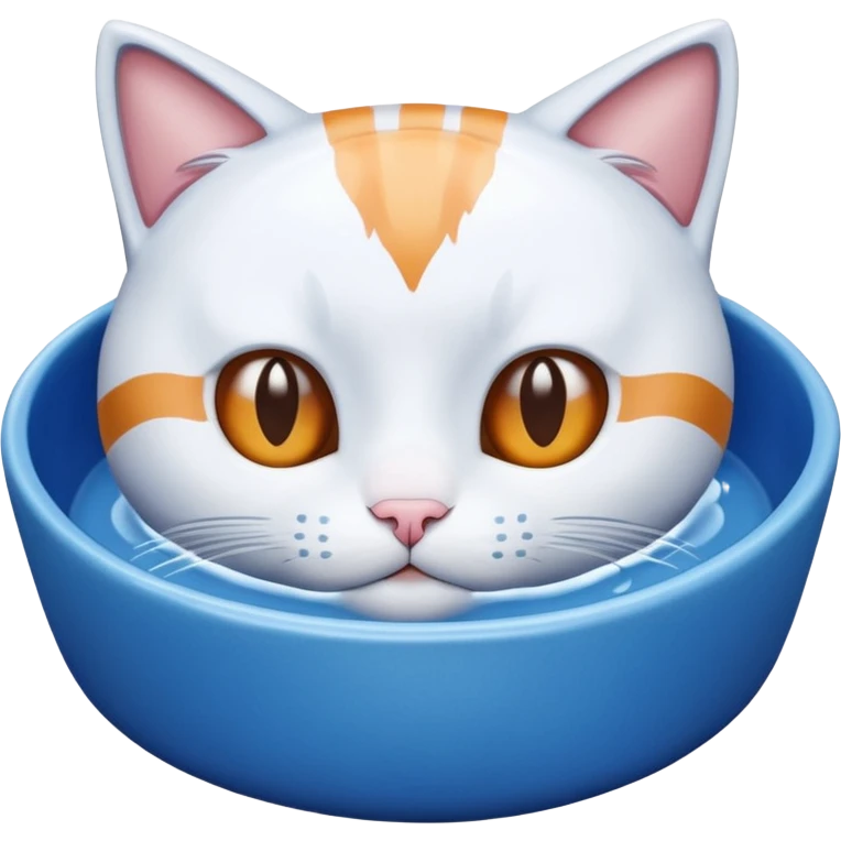A water bowl for cats emoji