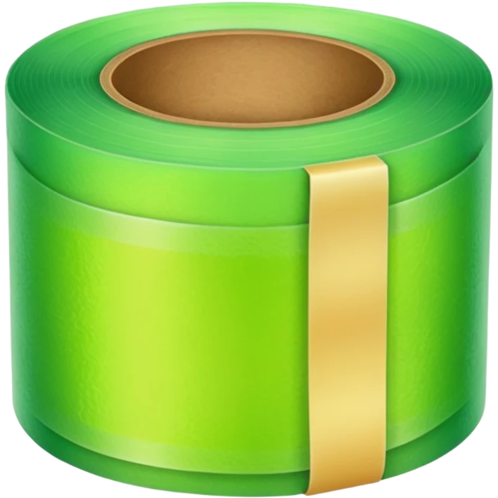emoji of warm light green tape emoji