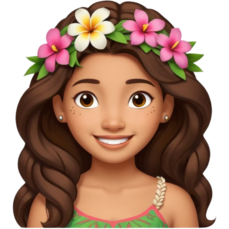 Emoji de la princesa  Moana  emoji