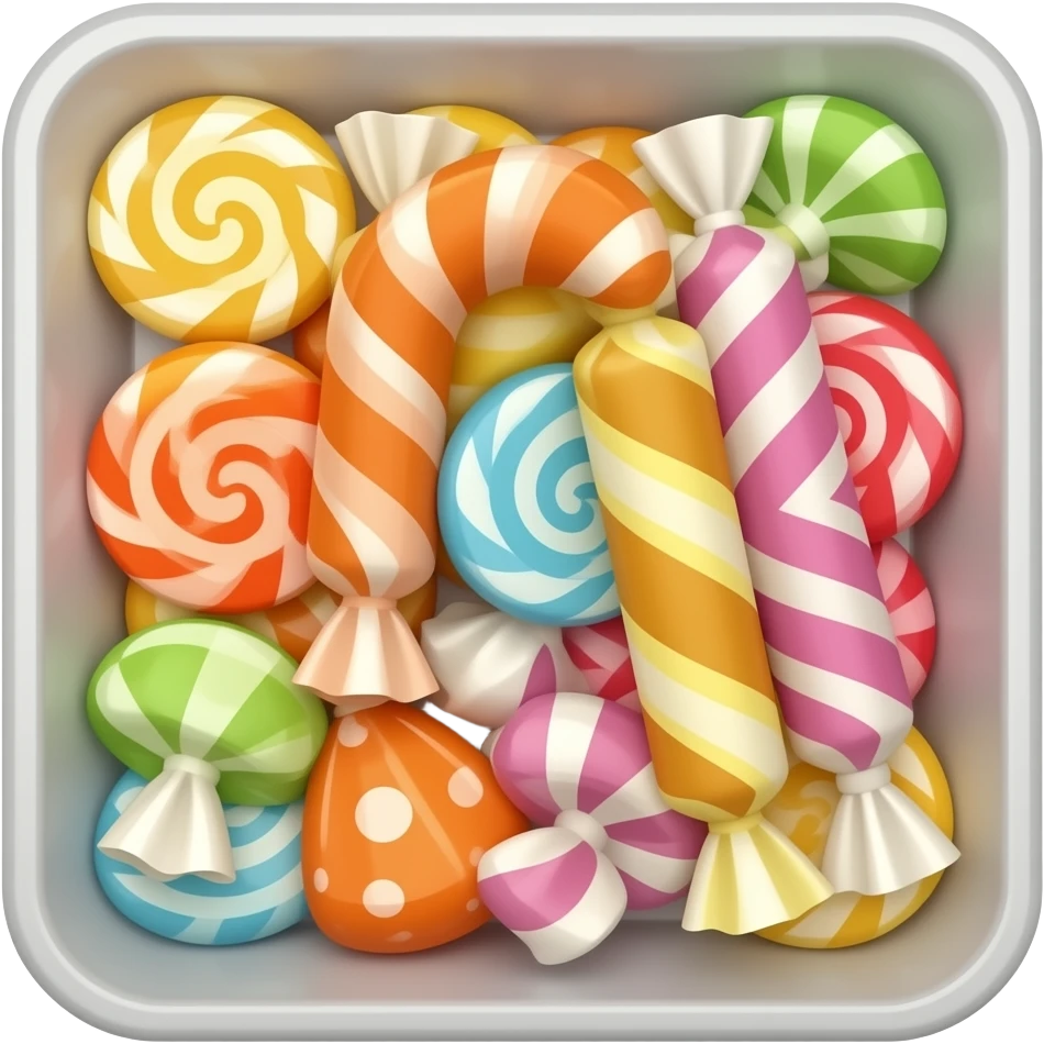 candy tray emoji