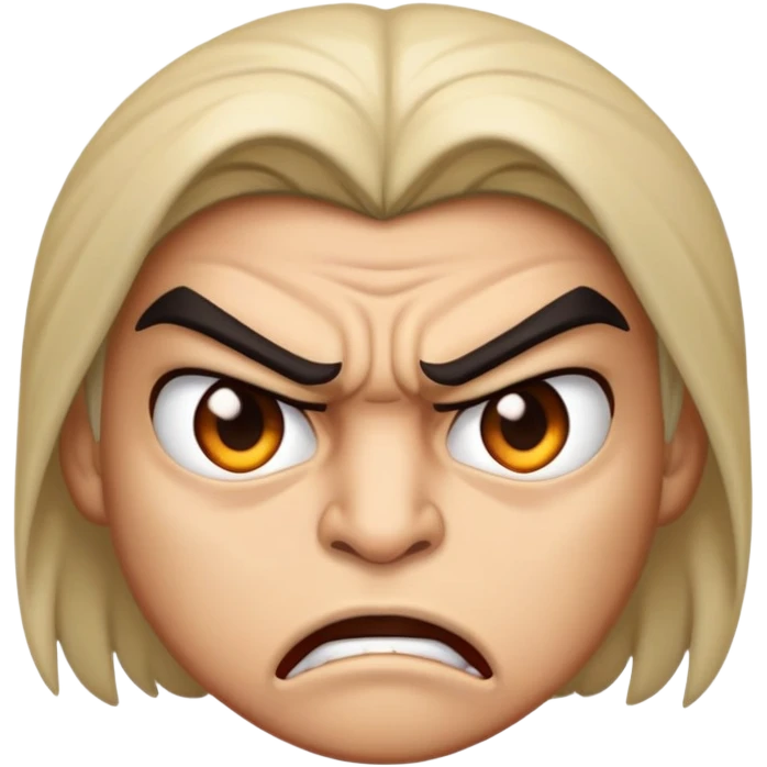 Rana, enojada emoji