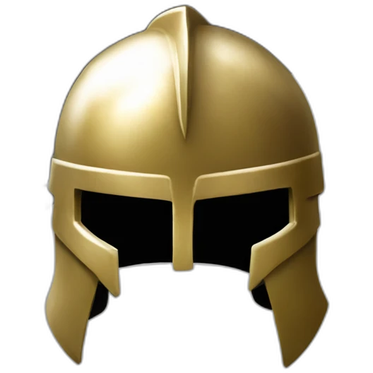 Spartan with a helmet on like the movie 300 emoji
