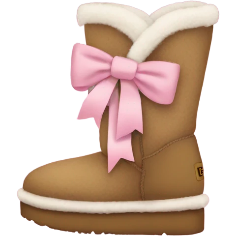 Uggs with bows emoji