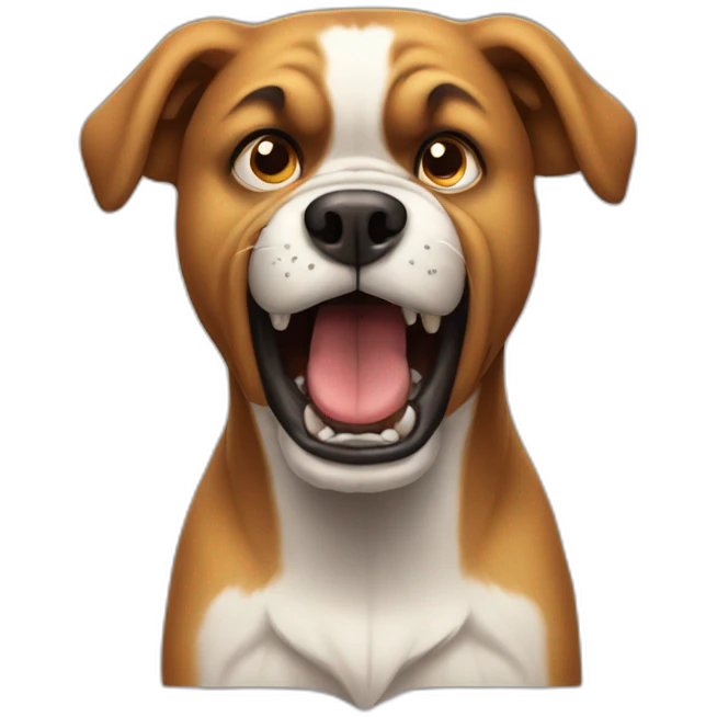 angry dog emoji
