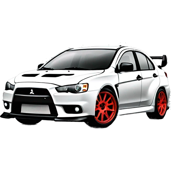 Mitsubishi evo X emoji